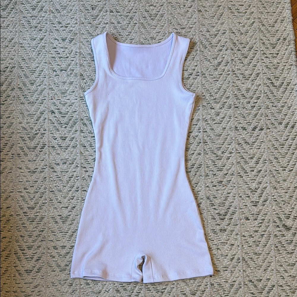 Wild Fable Lavender Ribbed workout jumpsuit Women's size S